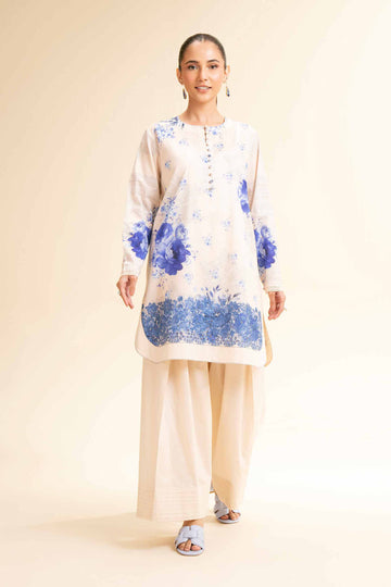 Nishat Linen 2 Piece - Digital Printed Embroidered Suit - 42501152 Online Shopping